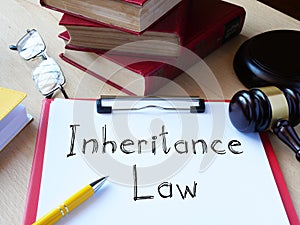 Inheritance Law income is shown on the business photo using the text photo