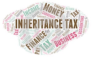 Inheritance Tax word cloud