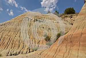 Inhospitable Landscape of the North Dakota Badlands