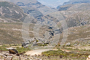Inhospitable valleys of the arid Swartberg photo
