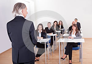 Inhouse business training in a corporation