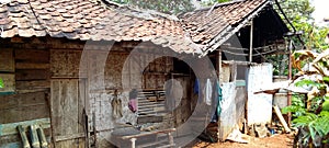 This is a photo of the building in the past, this photo was taken with a high resolution, the photo was taken at the Baduy