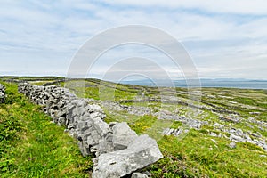 Inishmore or Inis Mor, the largest of the Aran Islands in Galway Bay, Ireland. Famous for its Irish culture, loyalty to the Irish