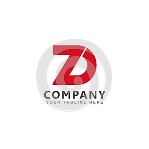 Initial 7D Logo Design Inspiration
