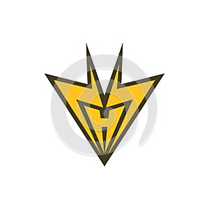 Cool and unique initial H logo