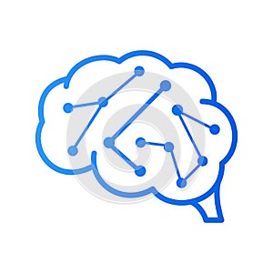 Initial L brain logo