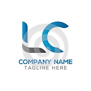 Initial LC letter Business Logo Design vector Template. Abstract Letter LC logo Design