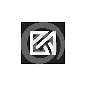 Initial letter BA logo design template elements