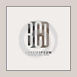 Initial Letter BCD Logo - Minimal Business Logo for Alphabet B, C and D