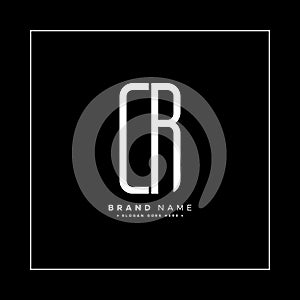 Initial Letter CR Logo - Simple Alphabet Logo