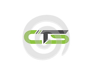 initial Letter CTS Logo Vector Designs