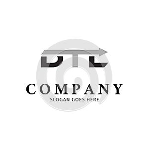 Initial Letter DTL Icon Vector Logo Template Illustration Design