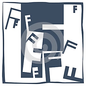 Initial letter F