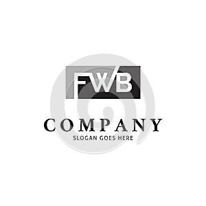 Initial Letter FWB Icon Vector Logo Template Illustration Design photo