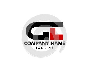 Initial Letter GLT Logo Template Design