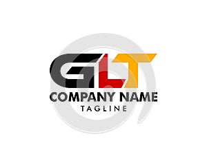 Initial Letter GLT Logo Template Design