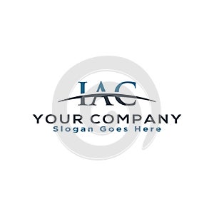 Initial Swoosh Logo Symbol IAC photo
