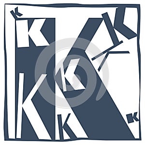 Initial letter K