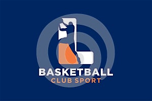 Initial letter L basketball logo icon. basket ball logotype symbol,