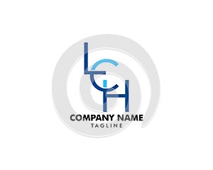 Initial Letter LCH Logo Template Design