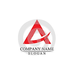 A initial letter logo template.