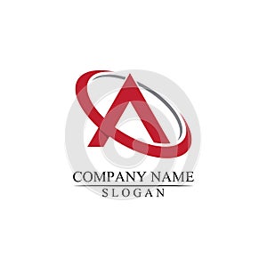A initial letter logo template.