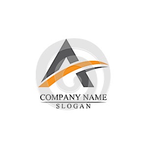 A initial letter logo template.