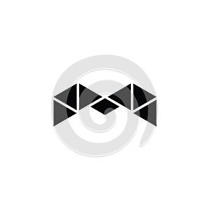 Initial letter M vector logo design template