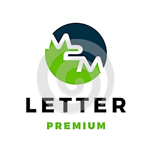 Initial Letter M2M Icon Vector Logo Template Illustration Design
