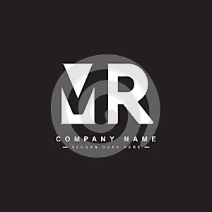 Initial Letter MR Logo - Simple Business Logo