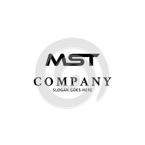 Initial Letter MST Icon Vector Logo Template Illustration Design