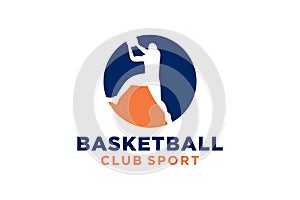 Initial letter O basketball logo icon. basket ball logotype symbol,