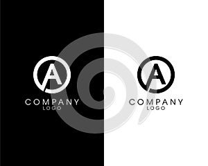 Initial letter OA, AO logotype company name design. vector logo for business and company identity