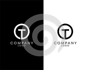 Initial letter OT, TO logotype company name design. vector logo for business and company identity