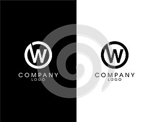 Initial letter OW, WO logotype company name design. vector logo for business and company identity
