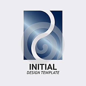 Initial Letter PD, DP, P & D Logo icon concept. Creative Minimal Alphabet emblem design template. Graphic Symbol for Corporate.