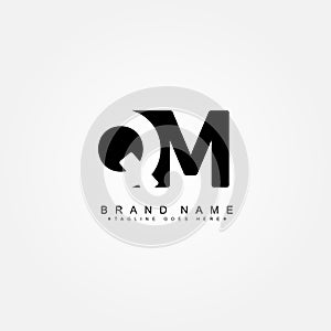 Initial Letter QM Logo â€“ Simple Business Logo in minimal Style