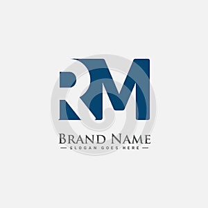 Initial Letter RM Logo - Simple Business Logo