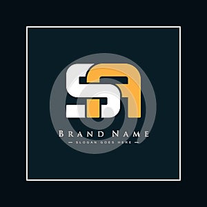 Initial Letter SA Logo - Minimal Business Logo