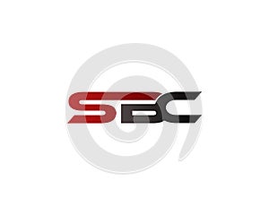 Initial Letter SBC Logo Template Design