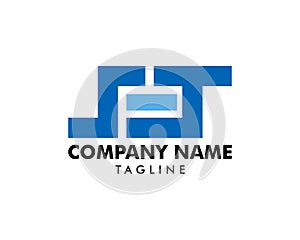 Initial Letter SPT Logo Template Design