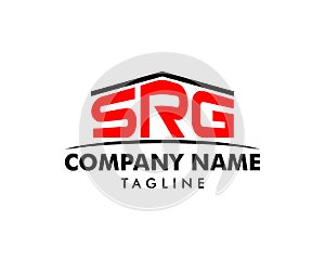 Initial Letter SRG House Logo