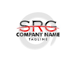 Initial Letter SRG Logo Template Design