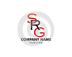 Initial Letter SRG Logo Template Design