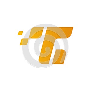 Initial letter tc logo design template photo