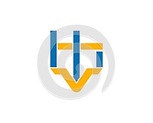 Initial Letter VEF Logo Template Design