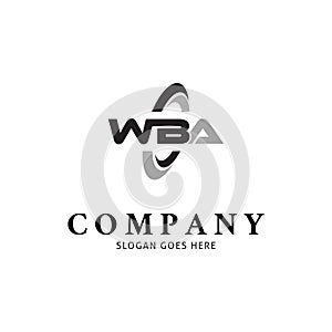 Initial Letter WBA Icon Vector Logo Template Illustration Design