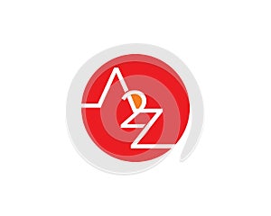 Initial Letter A2Z Design Logo