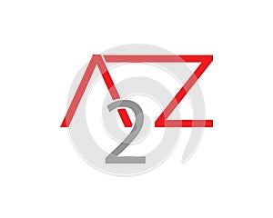 Initial Letter A2Z Design Logo