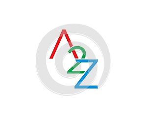 Initial Letter A2Z Design Logo
